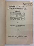 J.W.H. Ferguson - De rechtspositie van Nederlanders in China