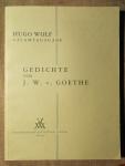 Spitzer inl. - Hugo Wolf Gedichte von J.W v. Goethe fur eine Singstimme und klavier Gesamtausgabe band 3