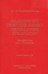 Hazewinkel-Suringa, Derkje. - Inleiding tot de studie van het Nederlandse strafrecht. 12e druk.