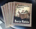 Fabricius, Johan - De wonderbaarlijke avonturen van Bartje Kokliko 6 delen 1 x deel 1, 3 x deel 2, 2 x deel 3