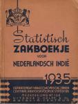 Departement van Economische Zaken - Centraal Kantoor voor de Statistiek Batavia - Hoofd W.M.F. Mansveld - Statistisch Zakboekje Voor Nederlandsch Indië 1935
