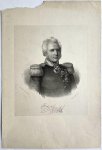 Schmitz, P. - Original print, lithography 19th century I Portret van militair Ralph Dundas Tindal (1773-1834) door E. Spanier, gepubliceerd in de 19e eeuw, 1 p.