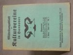 Diverse - Zeer zeldzaam - Mitteilungen der Kulturvereine in Hannover. Jahrgang 4, Nr. 3, April 1927  Zeer zeldzaam