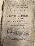 - Historie van Anette en Lubyn van den Heer Marmontel. Uit het Fransch vertaald/Soliman de II met Roxelane/De gelukkige Verwydering/De Herderin op de Alpes/De zoogenaamde Filosoof/Het School voor Vaders. - Historie van Anette en Lubyn van den Heer Marmontel. Uit het Fransch vertaald/Soliman de II met Roxelane/De gelukkige Verwydering/De Herderin op de Alpes/De zoogenaamde Filosoof/Het School voor Vaders.