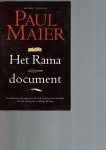 Maier, P. - Het Rama document - Een onthutsende vondst werpt nieuw licht op de oorsprong van het christendom. Het einde van de grootste wereldreligie lijkt nabij.