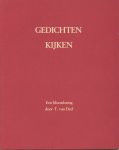 Deel, T. van - Gedichten kijken.  Een bloemlezing beeldgedichten