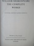 Shakespeare, William (Alfred Harbage general editor) - William Shakespeare the complete works  The complete Pelican text