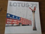 Rocca; Zardini (editors) - Lotus 72. Lightening architecture.  Architecture of criticism. (Lotus International 72, Quarterly Architectural Review)