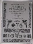 BELANGER GRAFTON, CAROL, - Pictorial Archive of Printer`s ornaments from the Renaissance to the 20th century. 1489 designs.