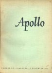  - Apollo. Nummer 1/2, jaargang 1