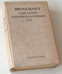 - Brinkman's cumulatieve catalogus van boeken 1975 - Brinkman's cumulatieve catalogus van boeken 1975