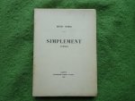 Spiess, Henry - SIMPLEMENT Poèmes