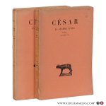 César / Fabre, Pierre - César. La Guerre Civile. Texte établi et traduit. Collection des Universités de France (Budé) [2 volumes].