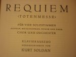 Verdi; Giuseppe (1813–1901) - REQUIEM; Totenmesse für vier Solostimmen, Chor und Orchester zum ersten Jahrestag des Todes von Alessandro Manzoni Urtextausgabe; (Kurt Solden) Piano-uittreksel