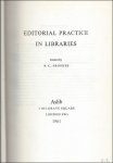 Brookes - EDITORIAL PRACTICE IN LIBRARIES.