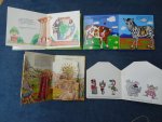 N.n.. - Venster Toverboek. Wilde dieren. Voelen, zien, uittrekken en leren/ Circus Hoeplakee. Een kinder poppenkastboek/ Jezus laat ons zien hoe wij moeten leven. Een kaleidoscoop boek. Mozes. Een diorama-boek. 4 stuks pop-up boeken.