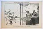 Braakensiek, Johan (1858-1940) - [Original lithograph/lithografie by Johan Braakensiek] De Franco-Turksche kwestie en 't Hof van Arbitrage, 17 November 1901, 1 pp.