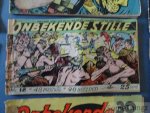 Gill, Tom (tekenaar) en Paul Sylvan Newman (scenarist). - De Onbekende Stille (The Lone Ranger). 7 afzonderlijke publicaties: Nr. 18, 45, 46, 51, 55, 56 en 59.