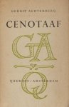 Achterberg, Gerrit. - Cenotaaf. Achterberg, Gerrit. - Cenotaaf.