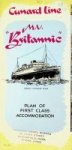 Collectiv - Brochure mv Britannic, plan of first class accommodation