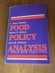 Timmer, C; Falcon, W; Pearson, S. - Food policy analysis