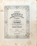 Heller, Stephen: - Douze etudes caractéristiques de concert pour le pianoforte. Oeuvre 2, Partie I [No. 1-6]. Nouvelle Edition