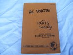 N/A - D6 tractor Parts Catalog ser.nr.2H3248 to 2H8966 inclusive