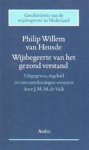 Philip Willem van Heusde & J.M.M. de Valk - Wijsbegeerte van het gezond verstand