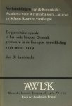 Lambrecht, D. - De parochiale synode in het oude bisdom Doornik gesitueerd in de Europese ontwikkeling (11de eeuw-1559)