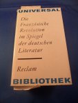 Tràger u.a. - Die Französiche Revolution im Spiegel der deutschen Literatur