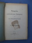 Hubert, Friedrich - Vergerios publizistische Thätigkeit nebst einer bibliographischen Übersicht.