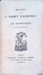 Barbey d'Aurevilly J. - Oeuvres de J. Barbey d'Aurevilly: Les diaboliques - Les six premières