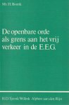 H. Boonk - De openbare orde als grens aan het vrij verkeer in de E.E.G.  Diss.