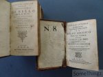 Stradae Famiani [Strada, Famiano]. - De bello Belgico. Decas prima. Ab excessu Caroli V. Imp. usque ad initia Praefectura Alexandri Farnesii. Decas secunda. Ab initio praefecturae Alexandri Farnesii anno MDLXXVIII usque ad Annum MDXC. [2 volumes, map "Leo Belgicus" included.]