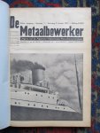  - DE METAALBEWERKER 1937: 44e jrg. nr 1 t/m nr 27