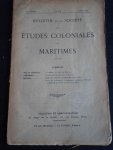 - Bulletin de la Societe des Etudes Coloniales et Maritimes
