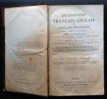Antoine Alexander Boniface e.a. - Dictionnaire FRANCAIS-ANGLAIS et ANGLAIS-FRANCAIS rédigé d'après un nouveau plan  etc ....1830