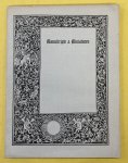 LUDWIG ROSENTHAL'S ANTIQUARIAT. - Katalog 155 : Handschriften & Miniaturen aus Europa, Asien und Afrika VIII. - XIX. Jahrhundert / Manuscrits & Miniatures provenant d'Europe, d'Asie et d'Afrique du VIII. - XIX. siècle / Fine Manuscripts & Miniatures from Europe, Asia and Africa