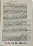 Uytenbogaert, [Uitenbogaart, Uitenbogaard, Uytenbogaerdt, VVtenbogardt, Wtenbogaerdt], Johannem [Iohannem, Johannes] - Tractaet van 't ampt ende authoriteyt eener hooger Christelijcker overheydt, in kerckelijcke saecken. Derde editie, na de eygene handt van den autheur, verbetert, end' vermeerdert ... Oock de Resolutie der Ed: Mog: heeren Staten van Hollandt e...
