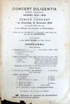 Diémer, Louis: - [Programmzettel] Concert Diligentia Den Haag. Seizoen 1902-1903. Eerste concert op woensdag 19 november 1902. Orkest van het Concertgebouw te Amsterdam o.l.v. W. Mengelberg. Solist: Louis Diemer uit Parijs (piano)