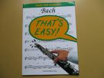 Bach, J. S. - Bach for Clarinet  That's Easy