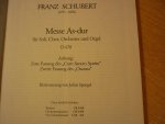 Schubert; Franz (1797–1828) - Messe As-dur; fur Soli, Chor, Orchester und Orgel; D 678 - Klavierauszug