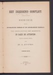 Kuyper, A. - Het dreigend conflict, memorie van de gevolmachtigde commissie uit den Amsterdamschen Kerkeraad ter voorlichting der gemeente in zake de attesten