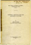Cooper, John M. - Temporal sequence and the marginal cultures Cooper, John M. - Temporal sequence and the marginal cultures