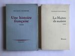 Nourissier, Francois - 2 boeken: Le Maître de maison & Une histoire Francaise