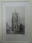 Leeuwarden. - Leeuwarden. La tour de Saint-Vitus.