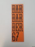 Bernlef, J. & G. Brands & K. Schippers (redactie) - Barbarber 67: Tijdschrift voor teksten