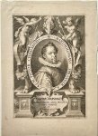 Jan Muller (1571-1628) after Hans von Aachen (1552-1616) - [Antique print, engraving] Portrait of Batholomeus Spranger, J. Muller, published 1597, 1 p.