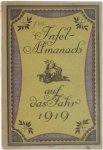 - Insel Almanach auf das Jahr 1919