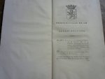 Voorrede van Mr. G. de Vries - Provinciale Verordeningen van Noord-Holland. 1852 Band met 10 Verordenings nummers